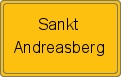 Ortsschild von Sankt Andreasberg