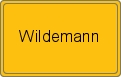 Ortsschild von Wildemann