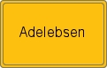 Ortsschild von Adelebsen