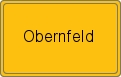Ortsschild von Obernfeld