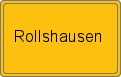 Ortsschild von Rollshausen