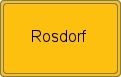 Ortsschild von Rosdorf