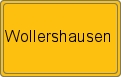 Ortsschild von Wollershausen