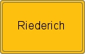 Ortsschild von Riederich