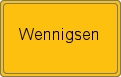 Ortsschild von Wennigsen