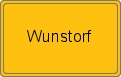 Ortsschild von Wunstorf
