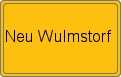 Ortsschild von Neu Wulmstorf