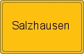 Ortsschild von Salzhausen