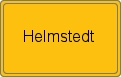 Ortsschild von Helmstedt