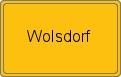 Ortsschild von Wolsdorf
