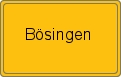 Ortsschild von Bösingen