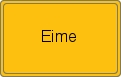 Ortsschild von Eime