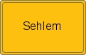 Ortsschild von Sehlem