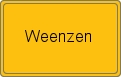 Ortsschild von Weenzen