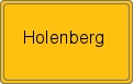 Ortsschild von Holenberg