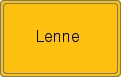 Ortsschild von Lenne