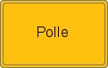 Ortsschild von Polle