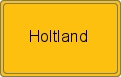 Ortsschild von Holtland
