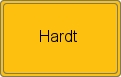 Ortsschild von Hardt