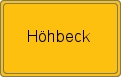 Ortsschild von Höhbeck