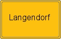 Ortsschild von Langendorf