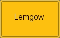 Ortsschild von Lemgow