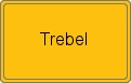 Ortsschild von Trebel