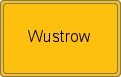Ortsschild von Wustrow