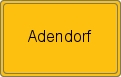 Ortsschild von Adendorf