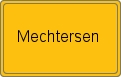 Ortsschild von Mechtersen