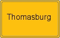 Ortsschild von Thomasburg