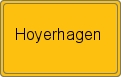 Ortsschild von Hoyerhagen