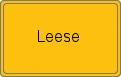 Ortsschild von Leese