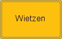 Ortsschild von Wietzen