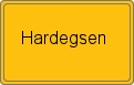 Ortsschild von Hardegsen