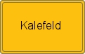 Ortsschild von Kalefeld
