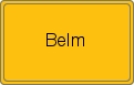Ortsschild von Belm