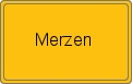 Ortsschild von Merzen