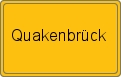 Ortsschild von Quakenbrück