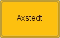 Ortsschild von Axstedt