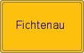 Ortsschild von Fichtenau