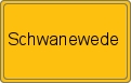 Ortsschild von Schwanewede