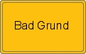 Ortsschild von Bad Grund