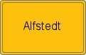 Ortsschild von Alfstedt
