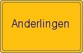 Ortsschild von Anderlingen