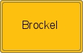 Ortsschild von Brockel