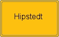 Ortsschild von Hipstedt