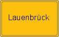 Ortsschild von Lauenbrück