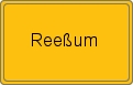 Ortsschild von Reeßum