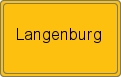 Ortsschild von Langenburg